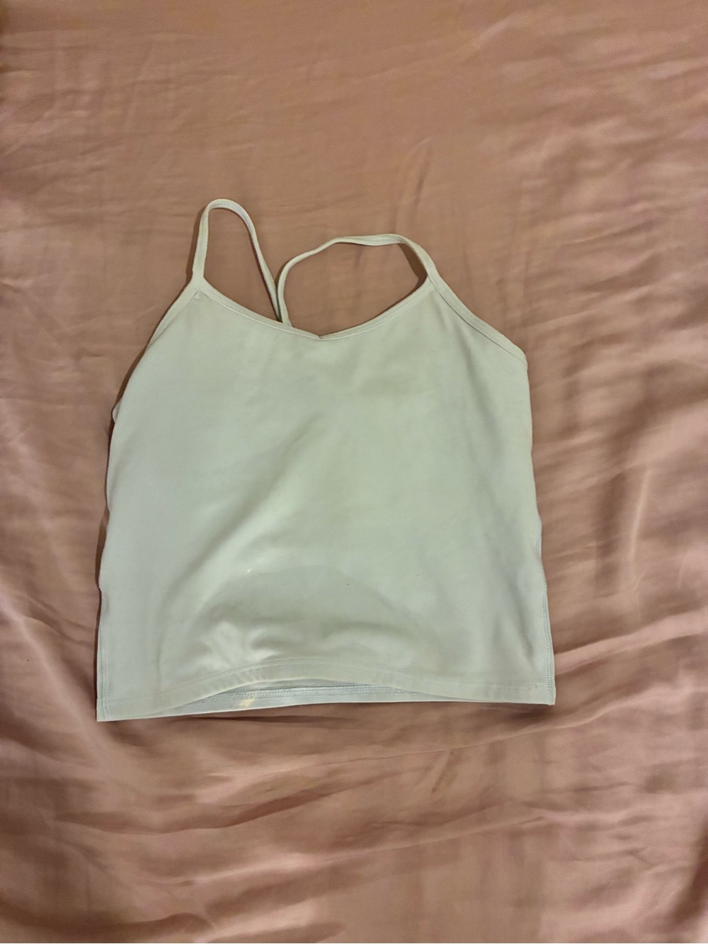 Athleta girl White Strappy Crop Tank Top kids